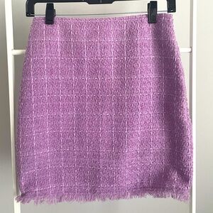 purple Lilac Mini Skirt
